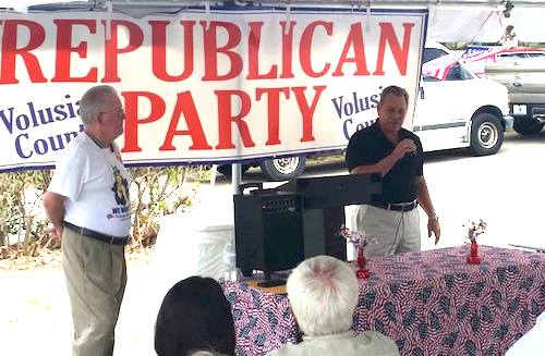 State Attorney RJLarizza at GOP event in Volusia County with Chair Tony Ledbetter
