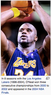 Shaq with LA Lakers / Headline Surfer®