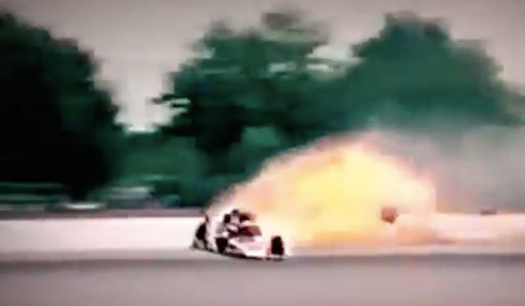 997. Phil Krueger smacks wall hard in 1981 Indy 500 qualifying; misses ...