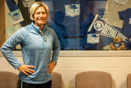 DSC cross country coach Judy Wilson / Headline Surfer