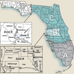 Hunting season zones for Florida / Headline Surfer®