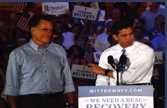 Mitt Romney and Paul Ryan in Daytona