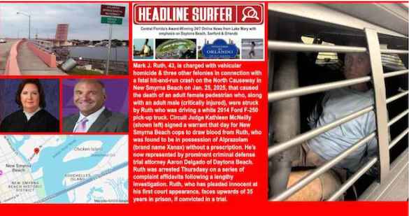 NSB ped-involved crash / Headline Surfer