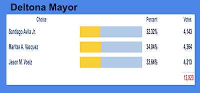 Deltona Mayor's Race Results / Headline Surfer