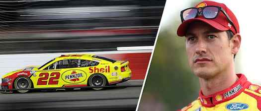 Joey Logano reax / Headline Surfer