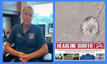 Tammy Malphurs, Volusia County beach safety director / Headline Surfer