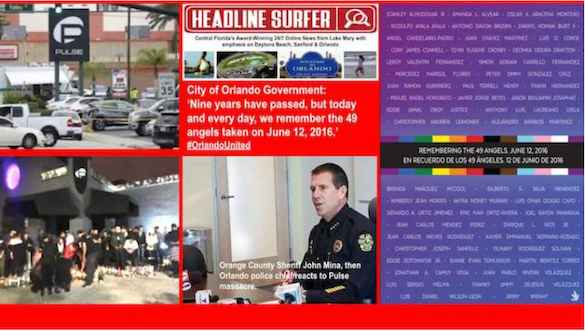 9th anniversary of the Pulse Massacre / Headline Surfer