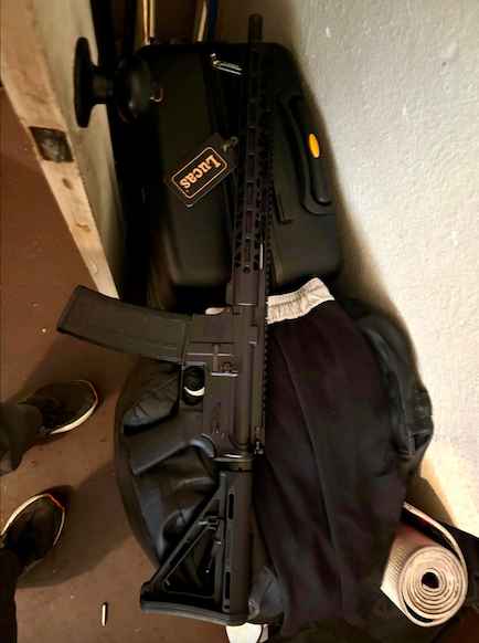 Rifle recovered in seach warrant / Headline Surfer
